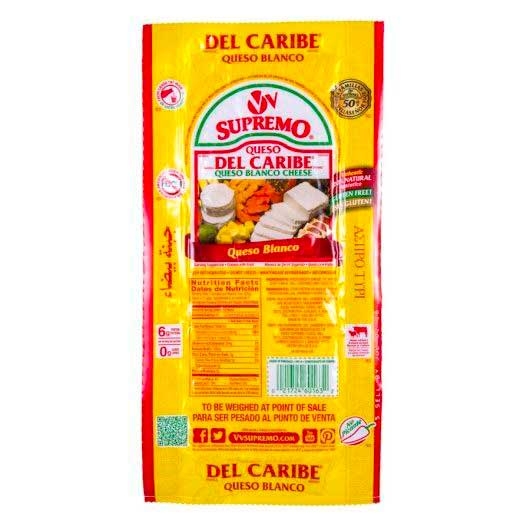 VV Supremo Del Caribe Queso Blanco Cheese, 4.4 Pound -- 4 per case