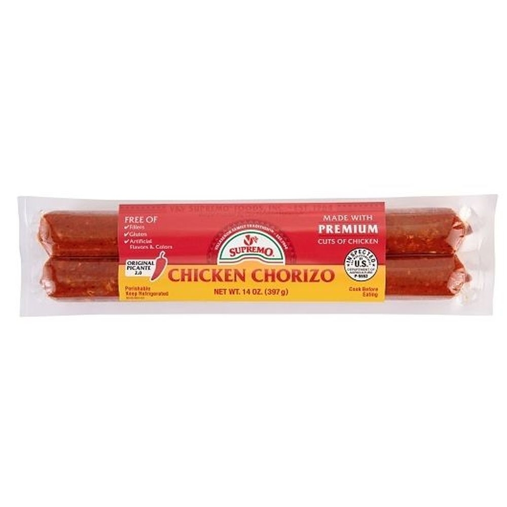 VV Supremo Chicken Chorizo, 14 Ounce -- 12 per case