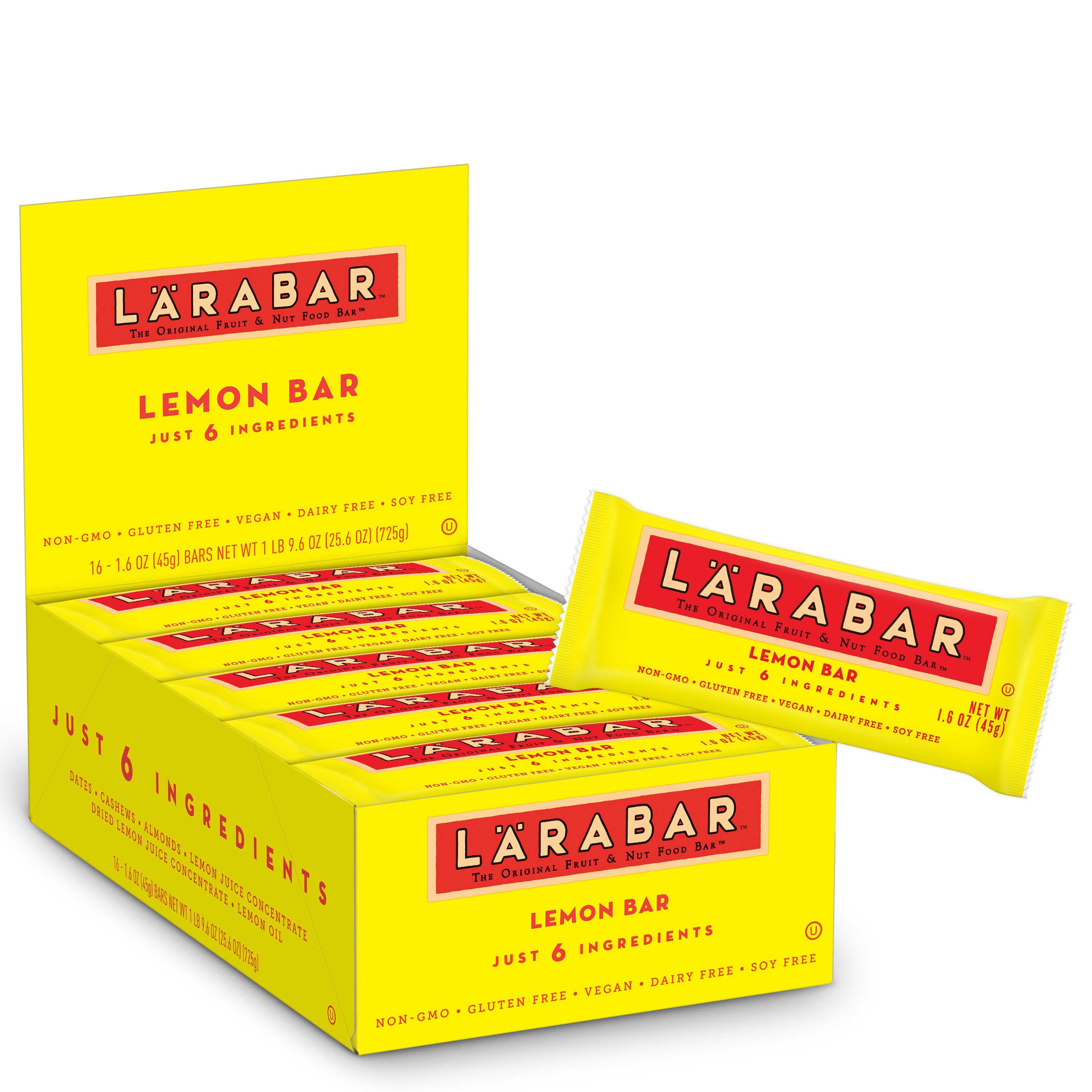 Larabar Lemon Fruit and Nut Bar, 25.6 Ounce -- 4 per case.