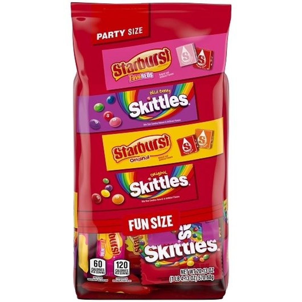 Mixed Variety Funsize Sugar Candy, 20.13 Ounce Stand Up Pouch -- 6 per case