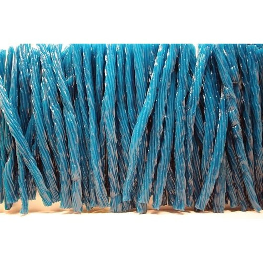 Kennys 7 inch Blue Raspberry Jumbo Twists Candy, 8 Ounce -- 12 per case