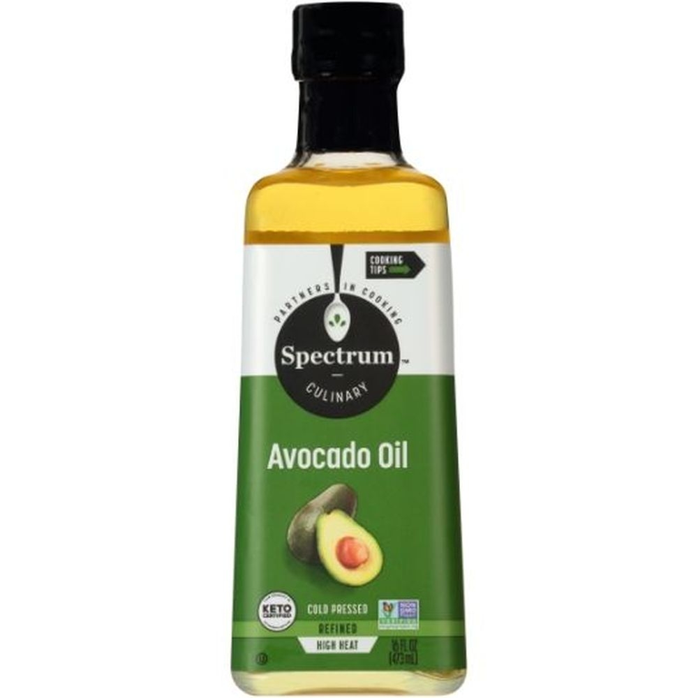 Spectrum Culinary Refined Avocado Oil, 16 Fluid Ounce -- 6 per case