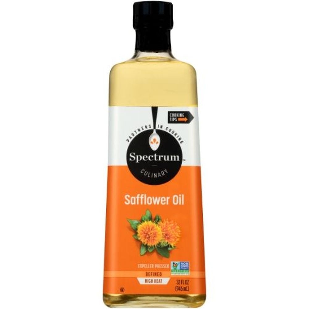 Spectrum Culinary High Heat Refined Safflower Oil, 32 Fluid Ounce -- 12 per case