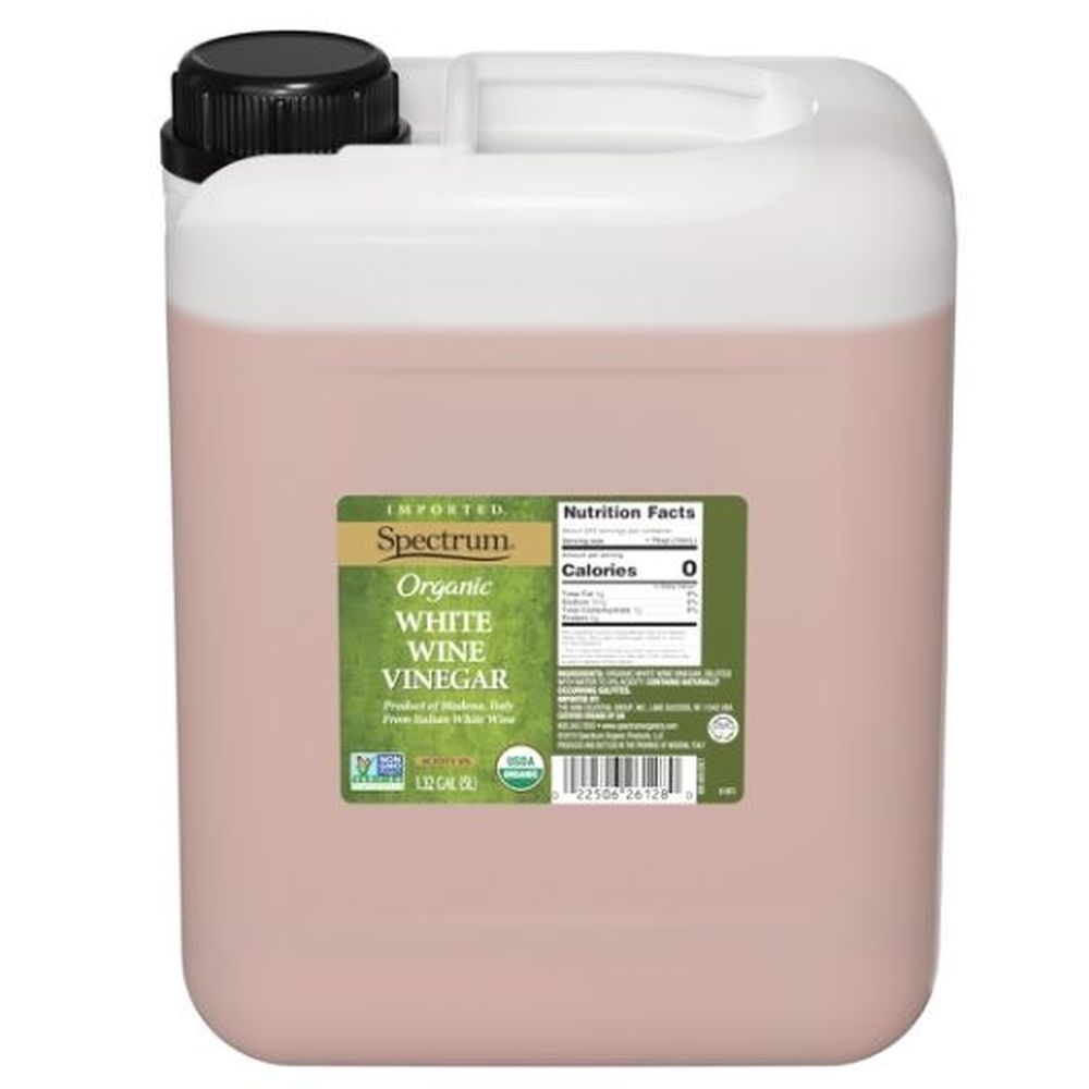 Spectrum Organic White Wine Vinegar, 1.32 Gallon -- 2 per case