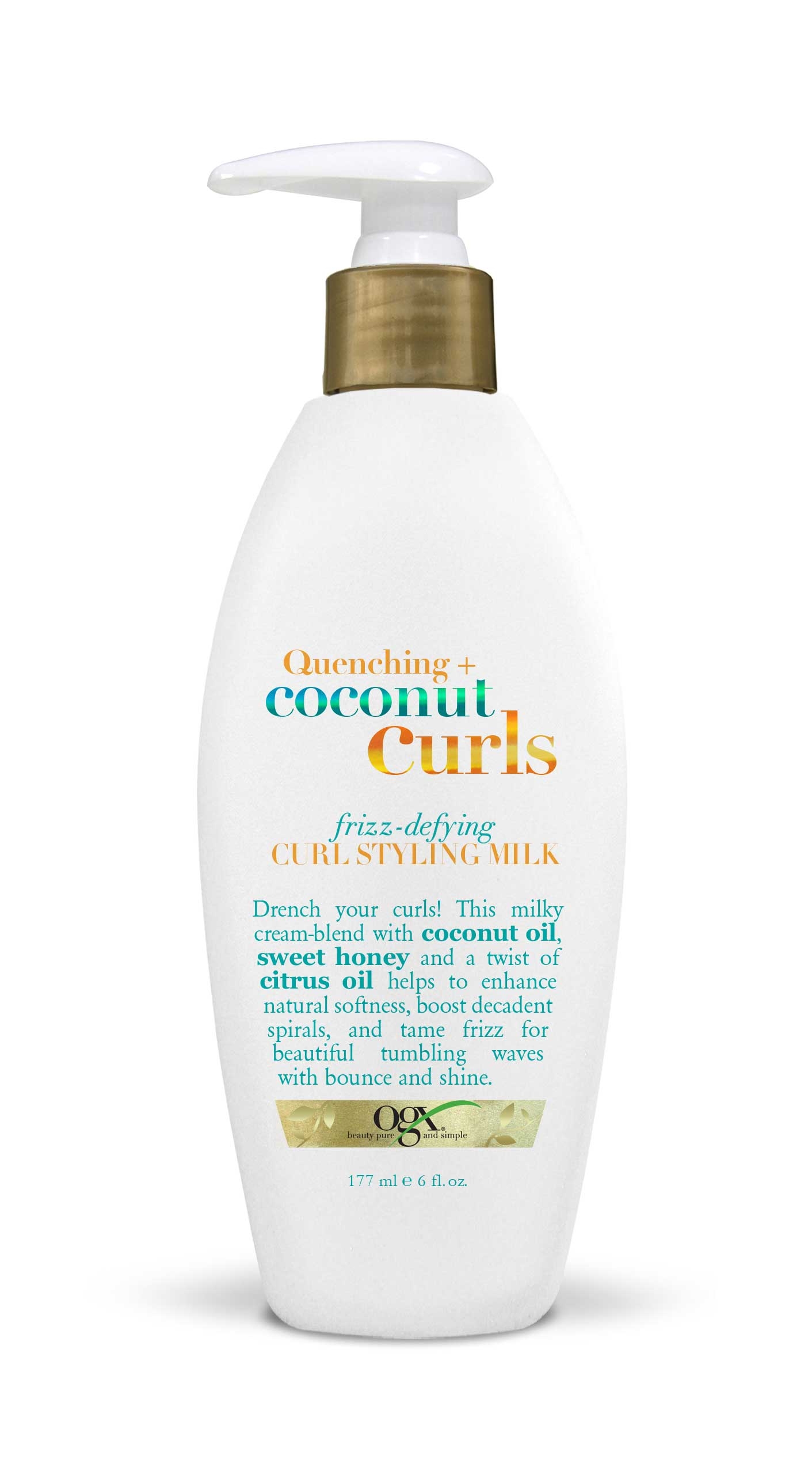 Ogx Coconut Curls Styling Cream, 6 Fluid Ounce -- 6 per case.