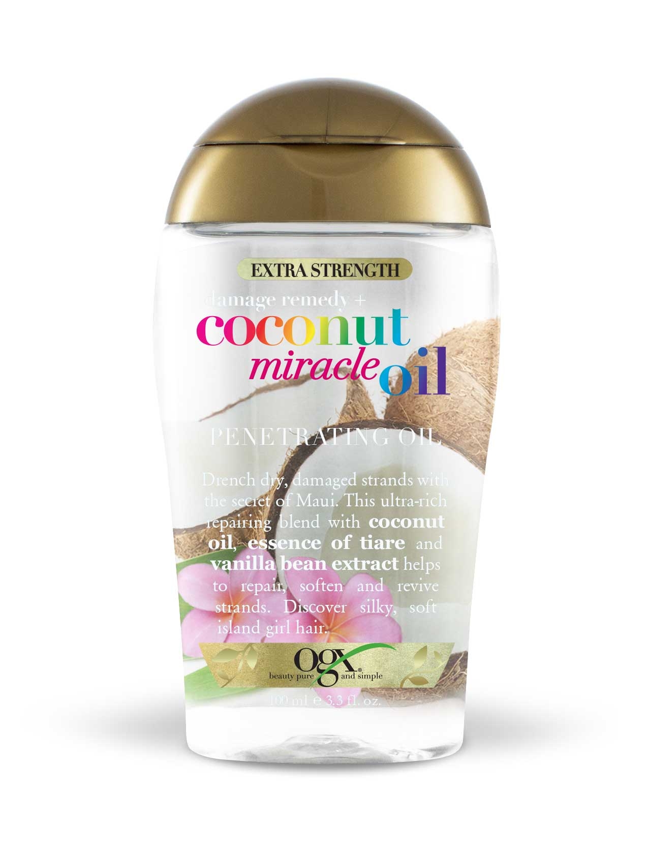 Ogx Coconut Penetrating Oil, 3.3 Fluid Ounce -- 6 per case.