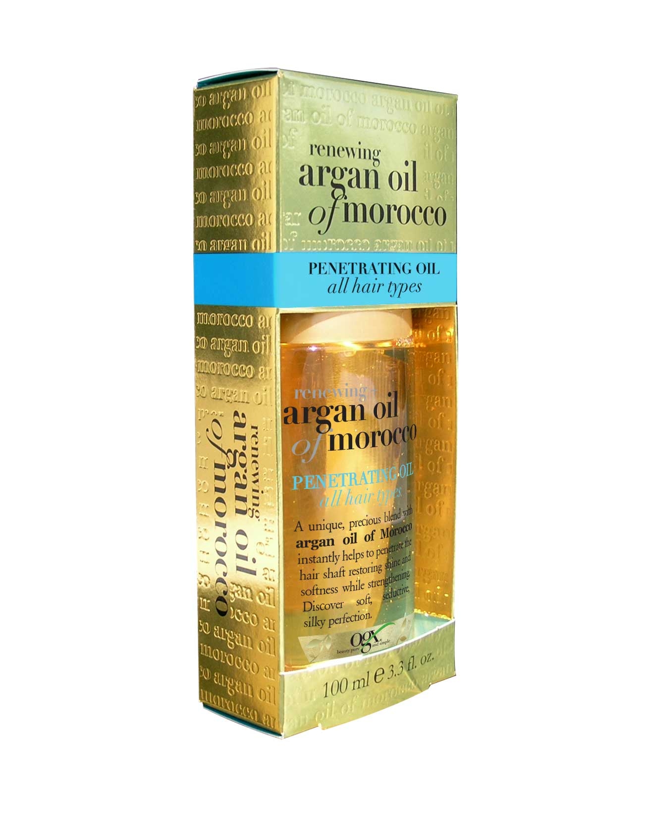 Ogx Argan Oil Morocco Penetrating Oil, 3.3 Fluid Ounce -- 6 per case.