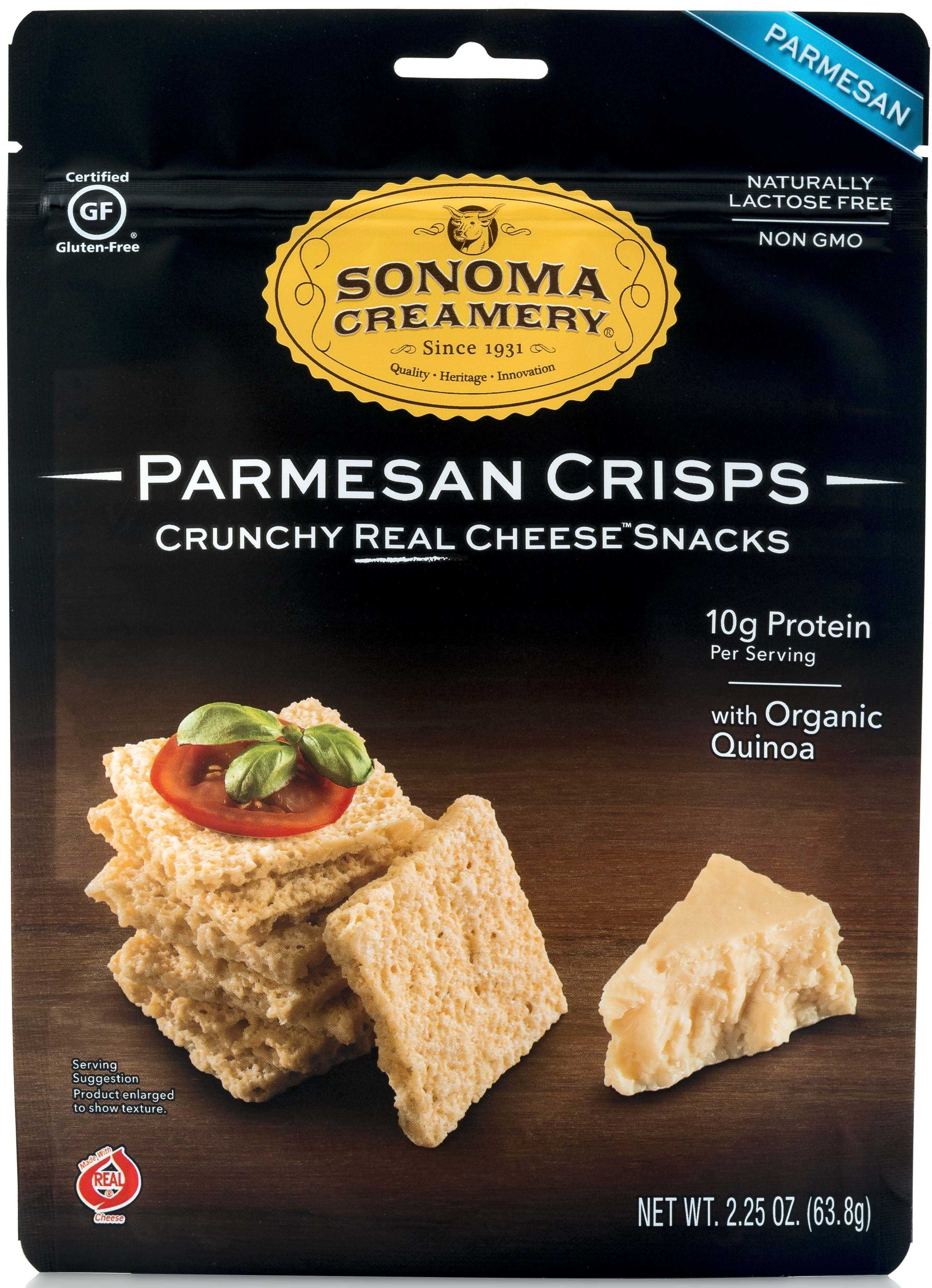 Sonoma Creamery Parmesan Crisps, 2.25 Ounce -- 6 per case