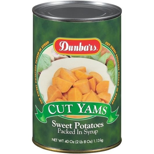 Dunbar Cut Yams Sweet Potatoes in Syrup, 1 Fluid Ounce -- 12 per case