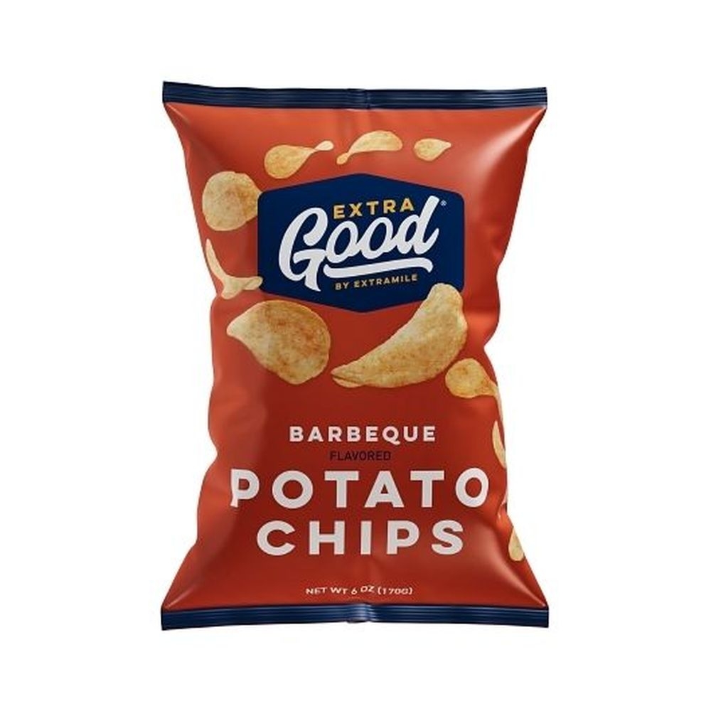 Extragood BBQ Potato Chips, 6 Ounce -- 12 per case