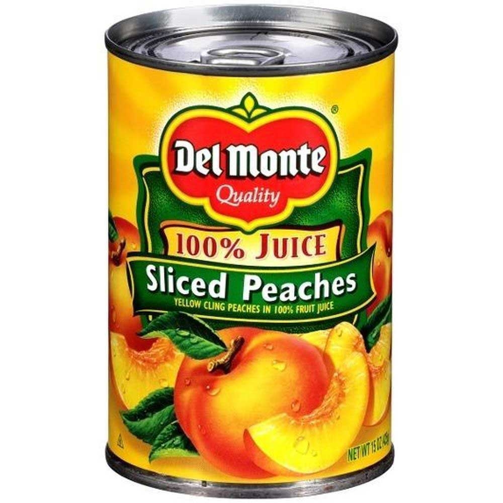 Del Monte Sliced Yellow Cling Peaches in Fruit Juice, 15 Ounce -- 12 per case