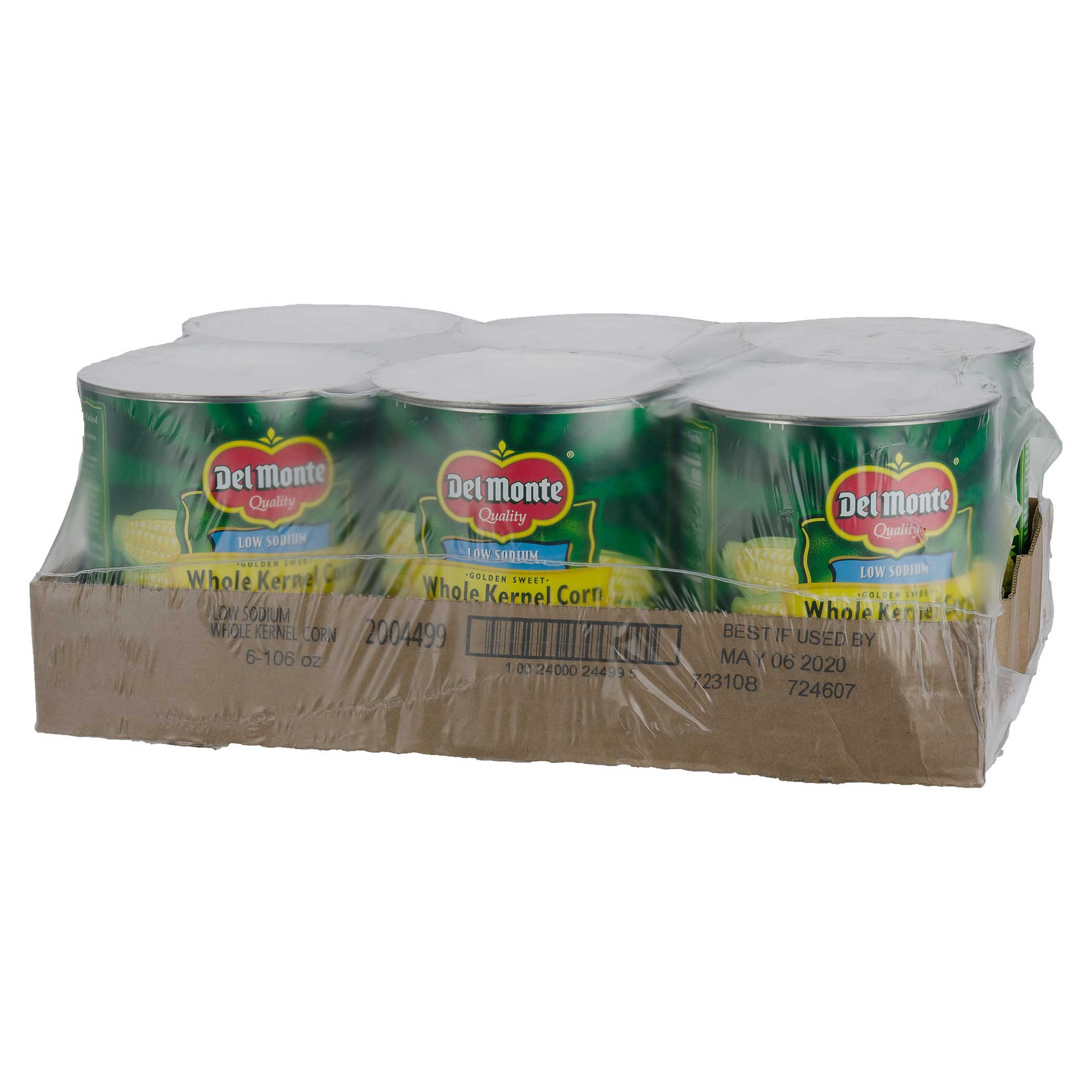 Del Monte Golden Sweet Whole Kernel Corn, 101 Ounce Can -- 6 per case.