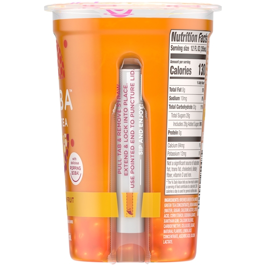 Joyba Mango Passionfruit Green Tea, 12 Fluid Ounce Cup -- 6 per case