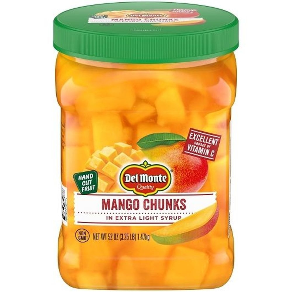Del Monte Mango Chunks in Extra Light Syrup, 52 Ounce -- 4 per case