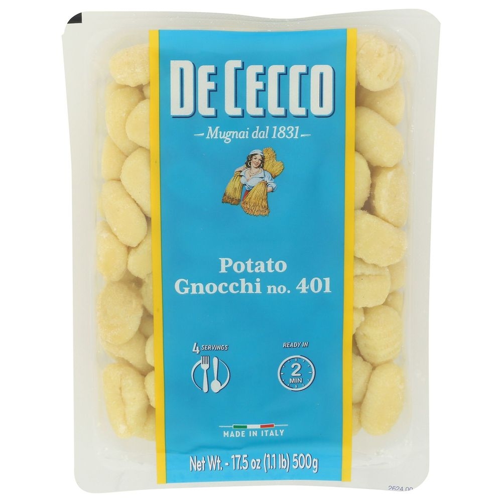 De Cecco Number 401 Potato Gnocchi Pasta, 17.5 Ounce -- 12 per case