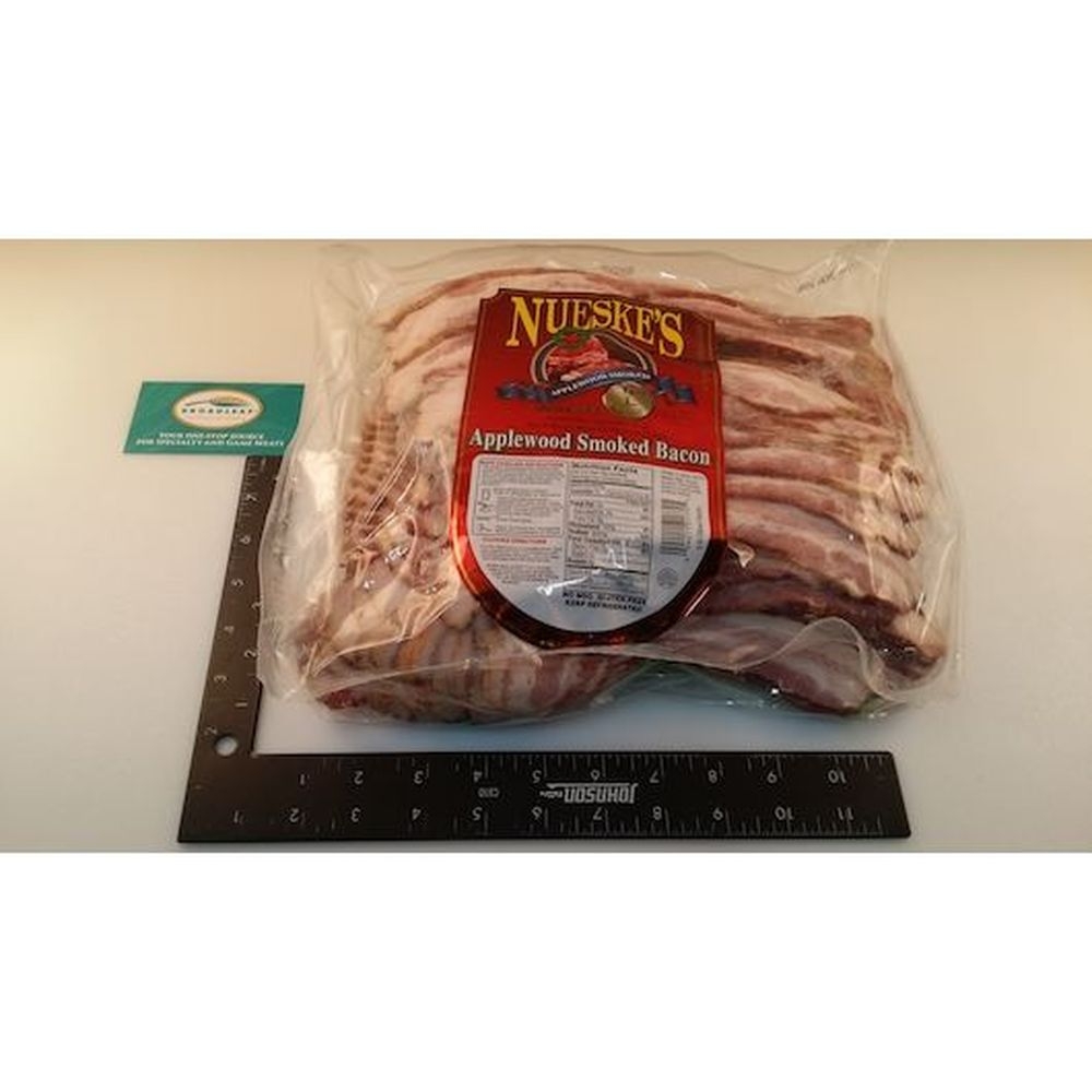 Nueske Applewood Smoked Sliced Bacon, 21 Ounce -- 130 per case