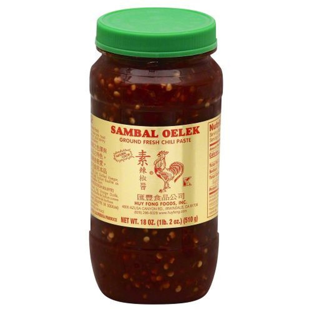 Huy Fong Sambal Oelek Chili Paste, 18 Ounce -- 6 per case