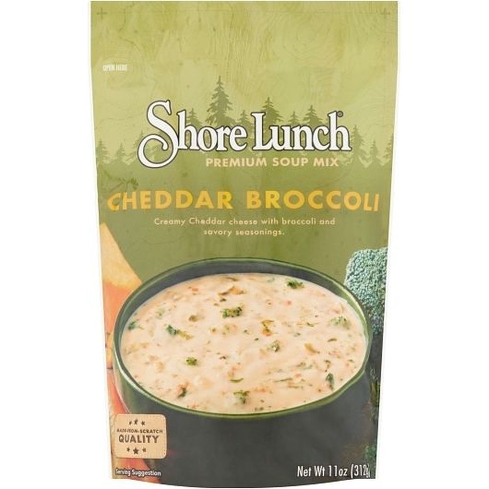 Shore Lunch Cheddar and Broccoli Soup Mix, 11 Ounce - 6 per case
