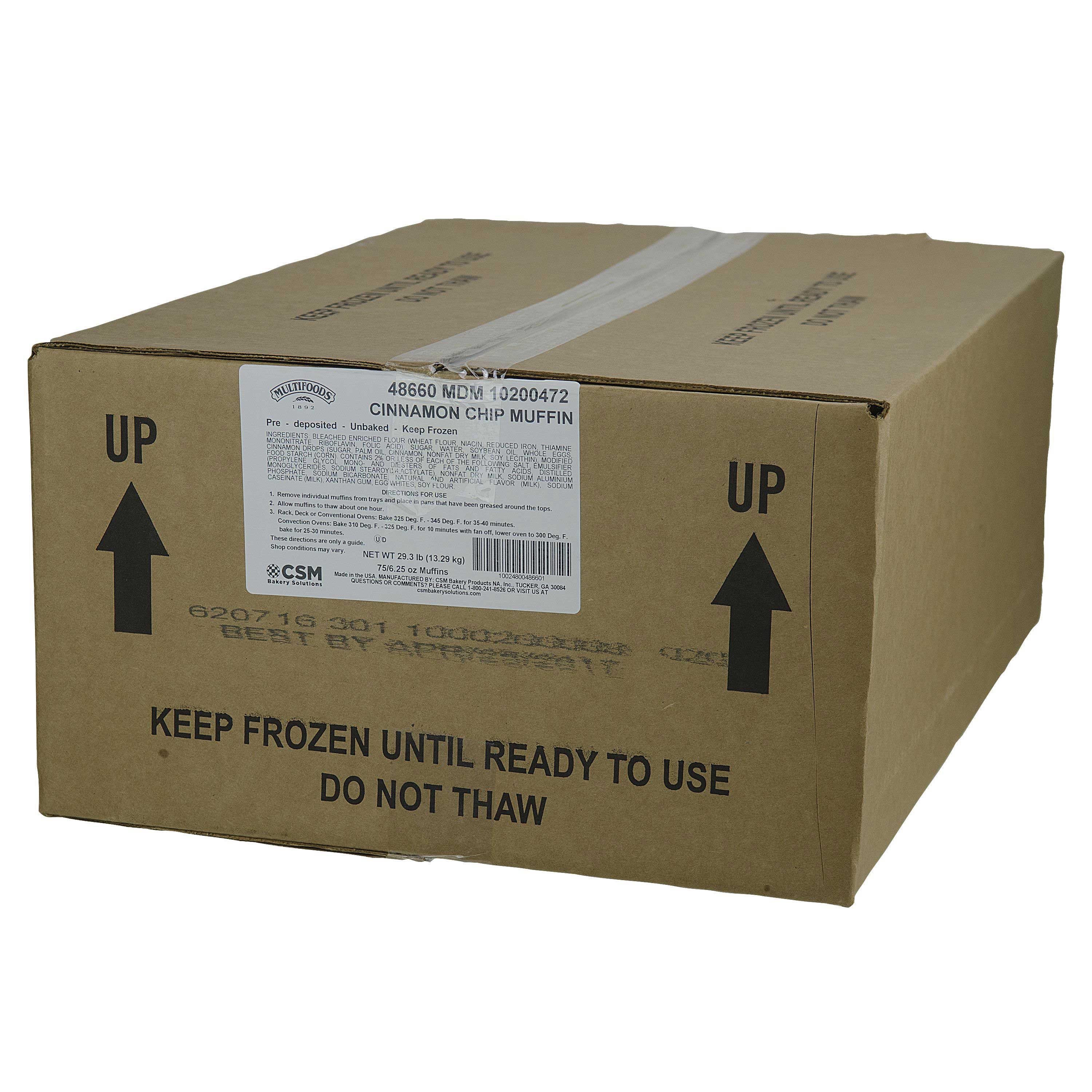Multifoods Best Brands Cinnamon Chip Muffin Batter, 6.25 Ounce -- 75 per case.