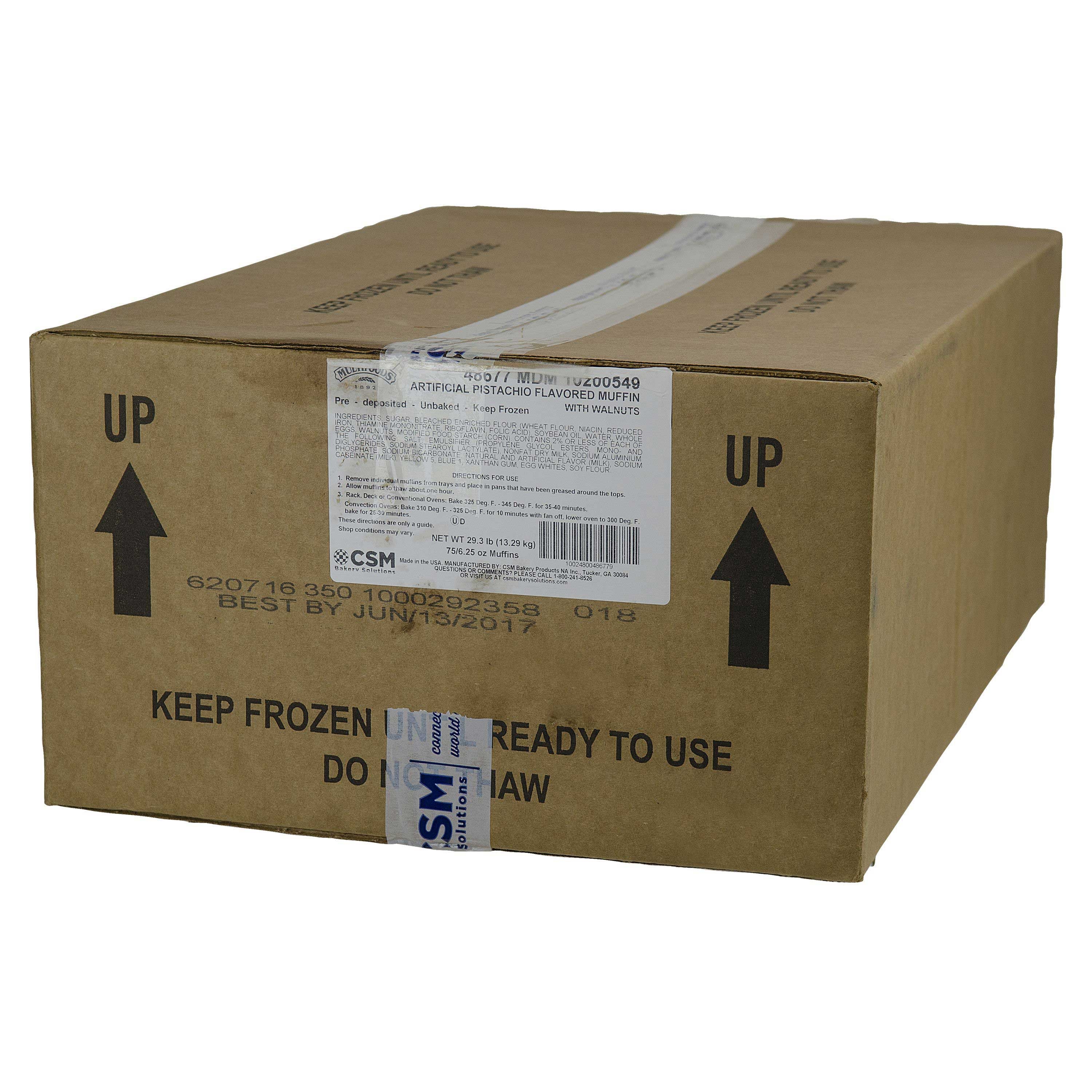 Multifoods Best Brands Pistachio Muffin Batter, 6.25 Ounce -- 75 per case.