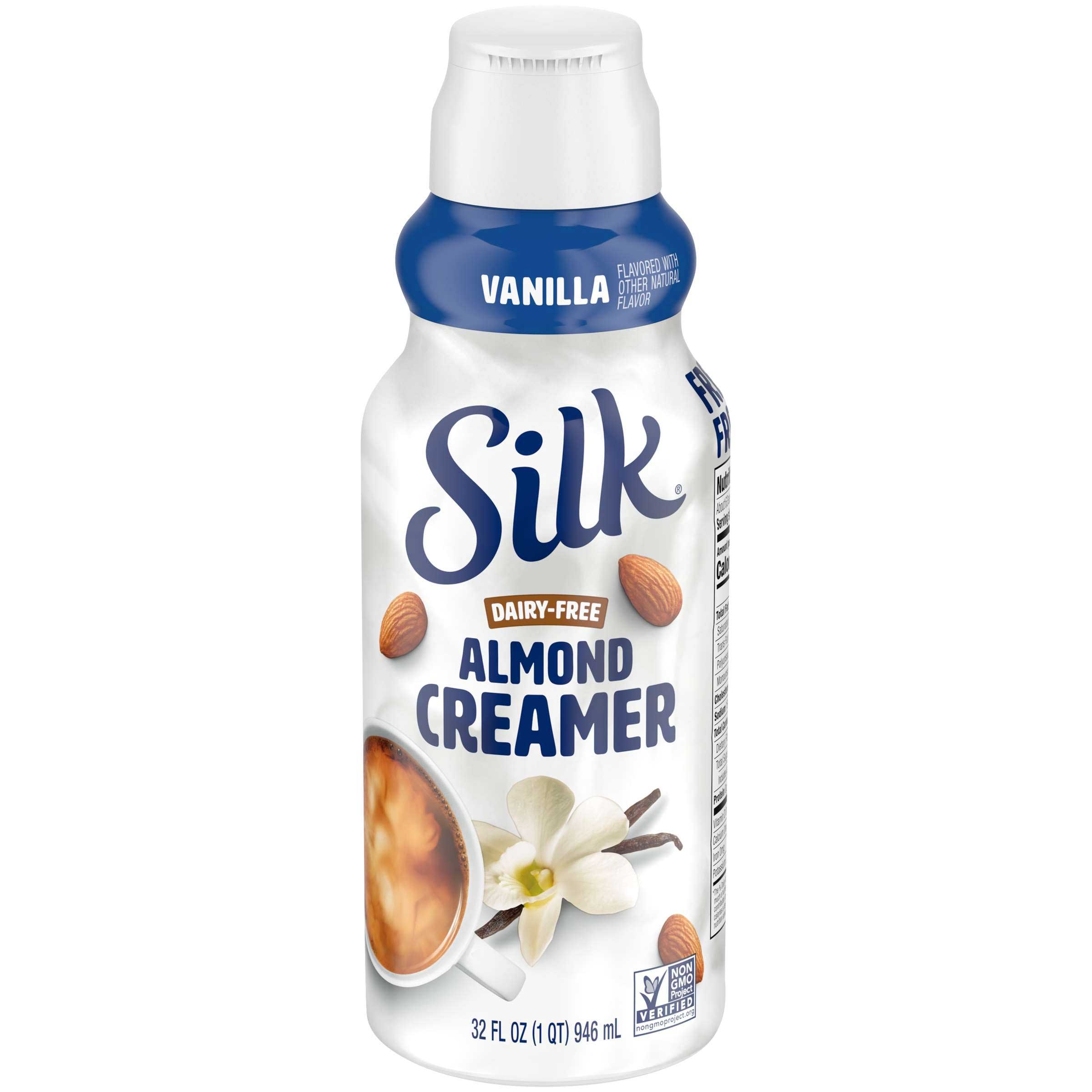 Silk Vanilla Almond Creamer, 32 Ounce -- 6 per case.