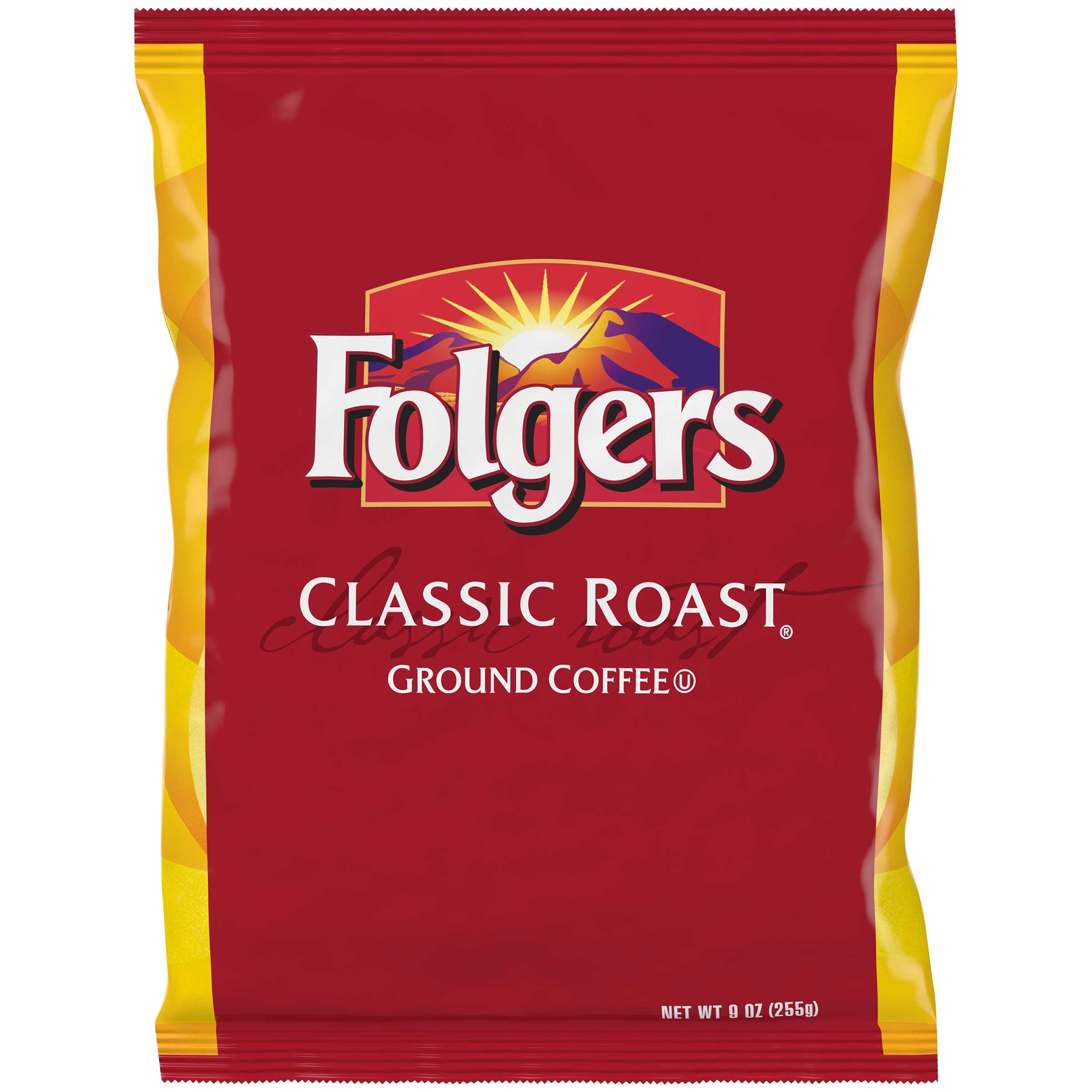 Folgers Classic Roast Urn Ground Coffee, 9 Ounce -- 30 per case.