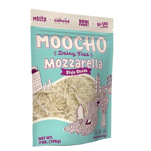 Moocho Mozzarella Shreds, 7 Ounce -- 12 per case