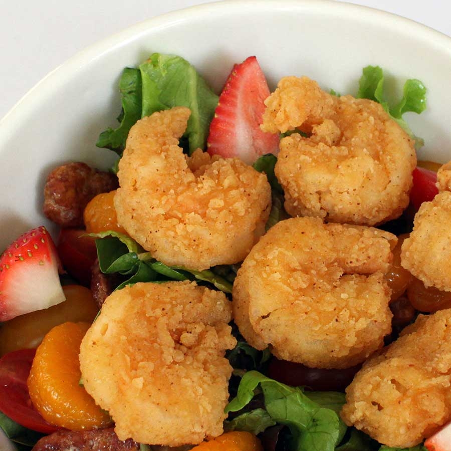 Mariner Jack 21/25 Chef Dusted Round Tail Off Shrimp, 3 Pound -- 4 per case.