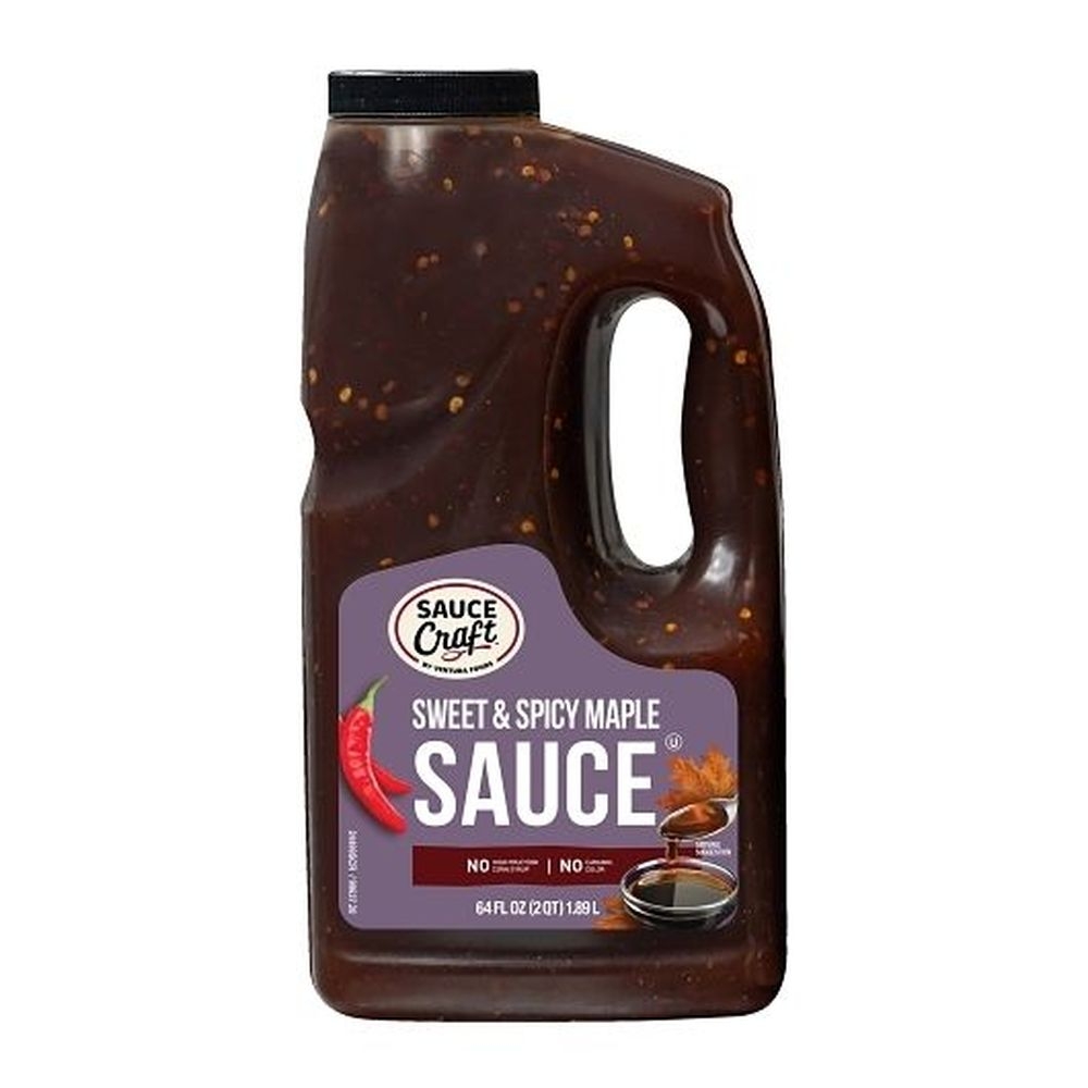 Sauce Craft Maple Sweet and Spicy Sauce, 0.5 Gallon Jug -- 4 per case
