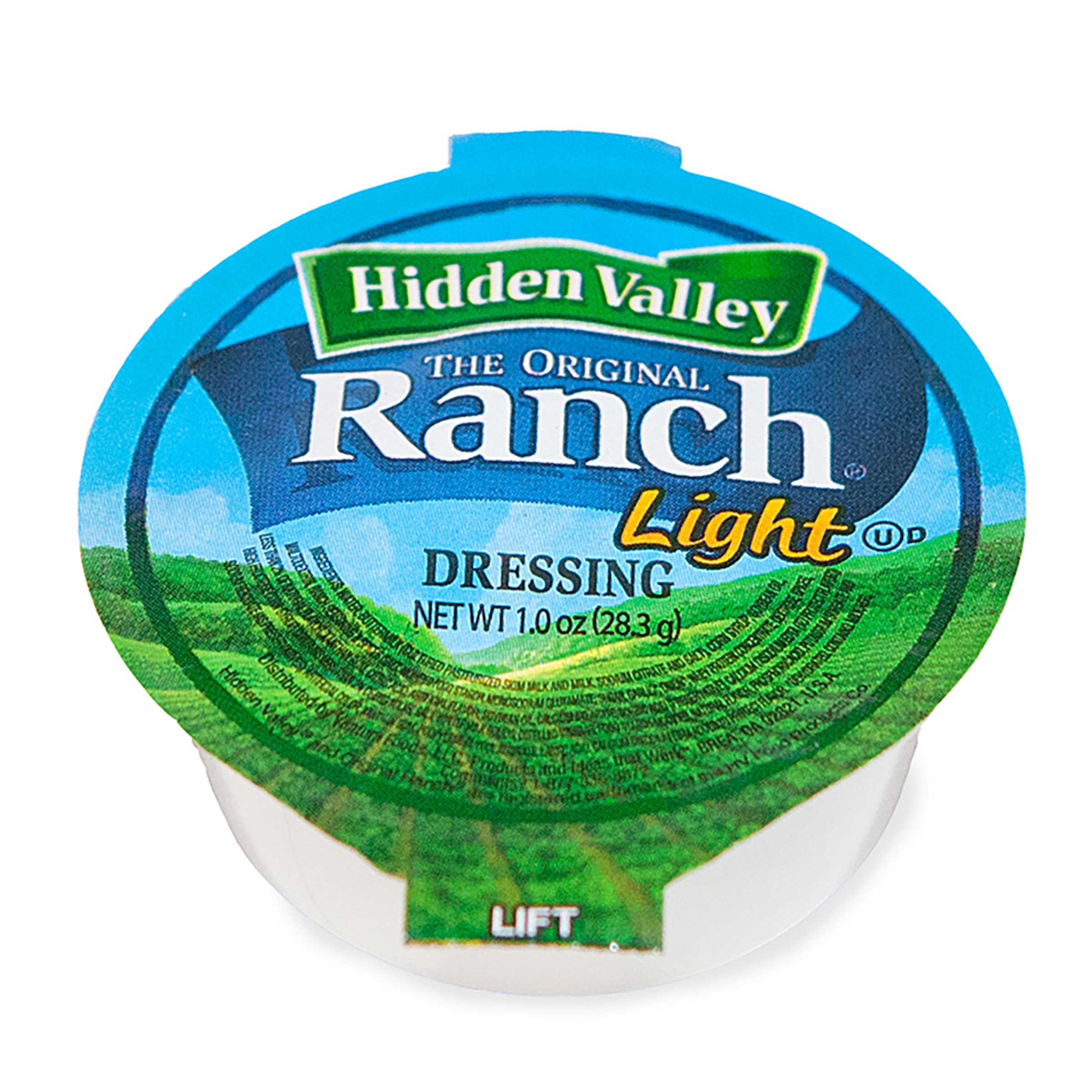 Ventura Foods Light Hidden Valley Original Ranch Dressing, 1 Ounce -- 160 per case.