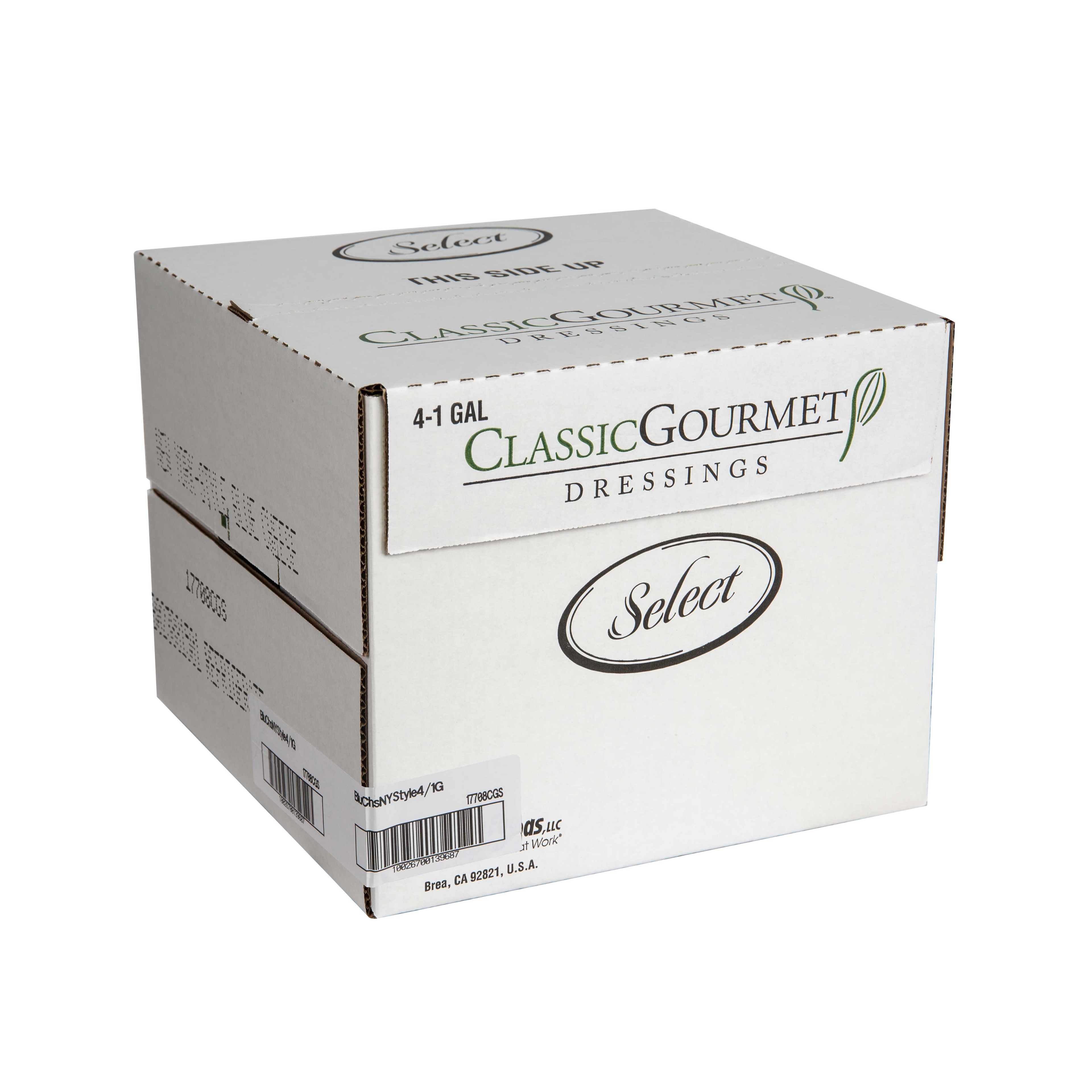 Ventura Foods Classic Gourmet Select New York Style Blue Cheese Dressing, 4 Gallon.