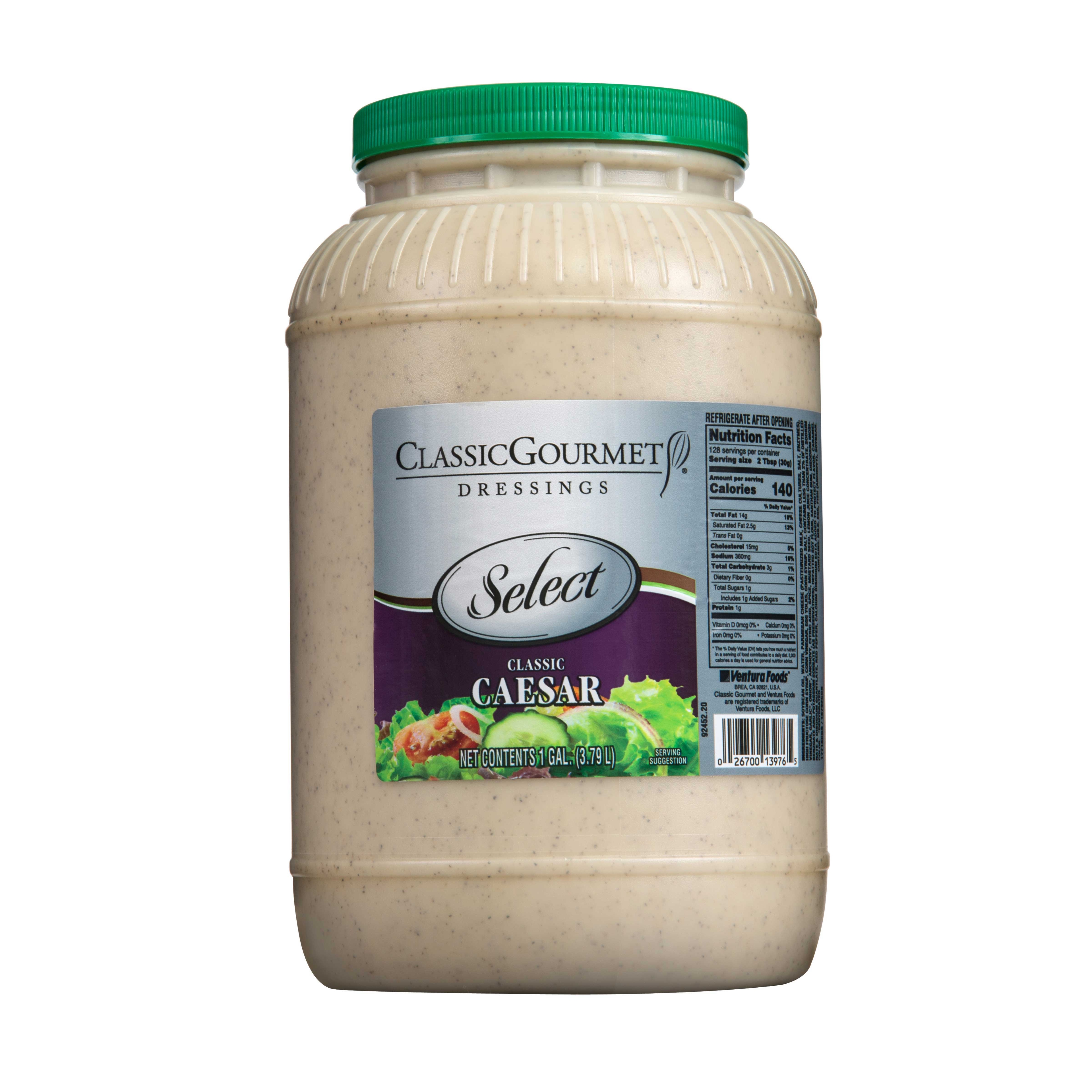 Ventura Foods Classic Gourmet Select Caesar Salad Dressing, 1 Gallon -- 4 per case.