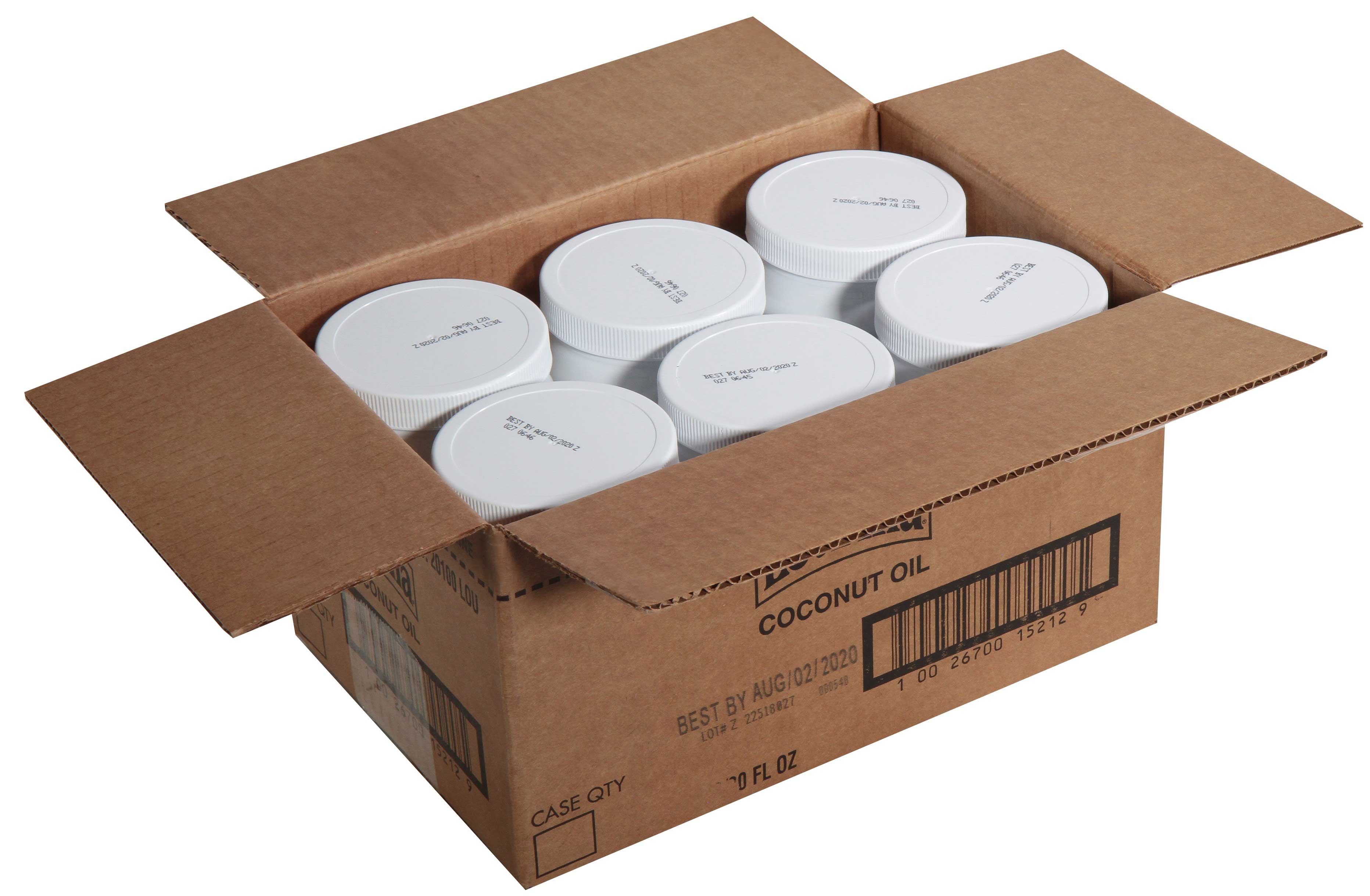 Lou Ana No Trans Fat Coconut Oil, 14 Fluid Ounce Jar -- 6 Per case