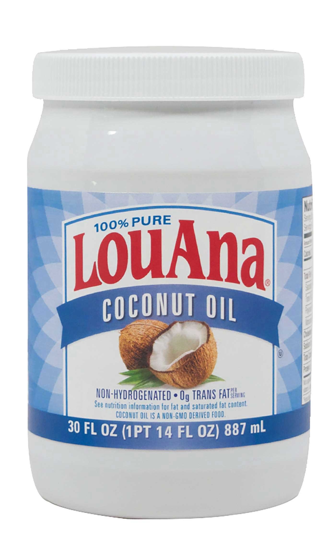 Lou Ana No Trans Fat Coconut Oil, 30 Fluid Ounce -- 6 per case