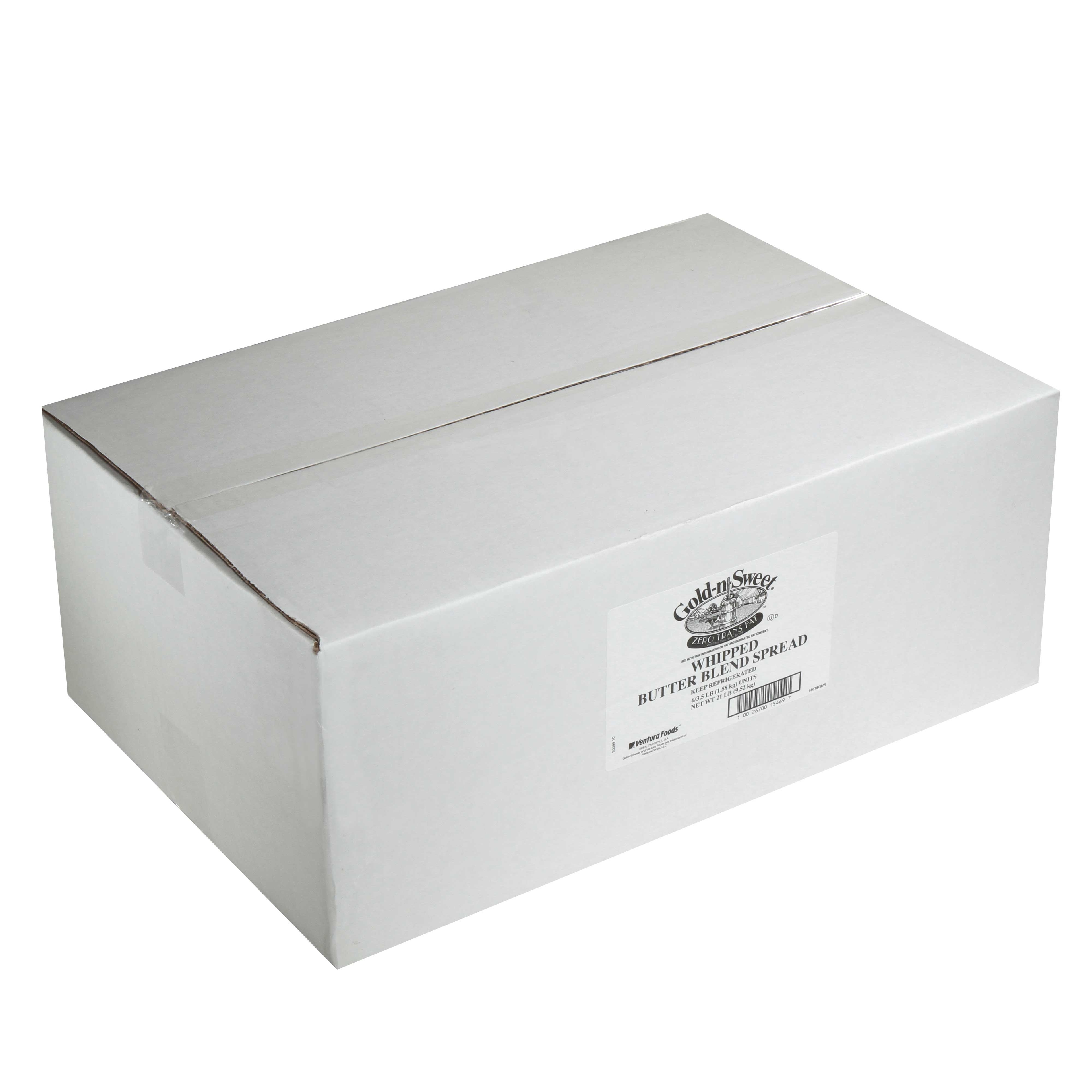 Gold N Sweet 72 Percent Fat Whipped Butter Blend Spread, 3.5 Pound -- 6 per case.