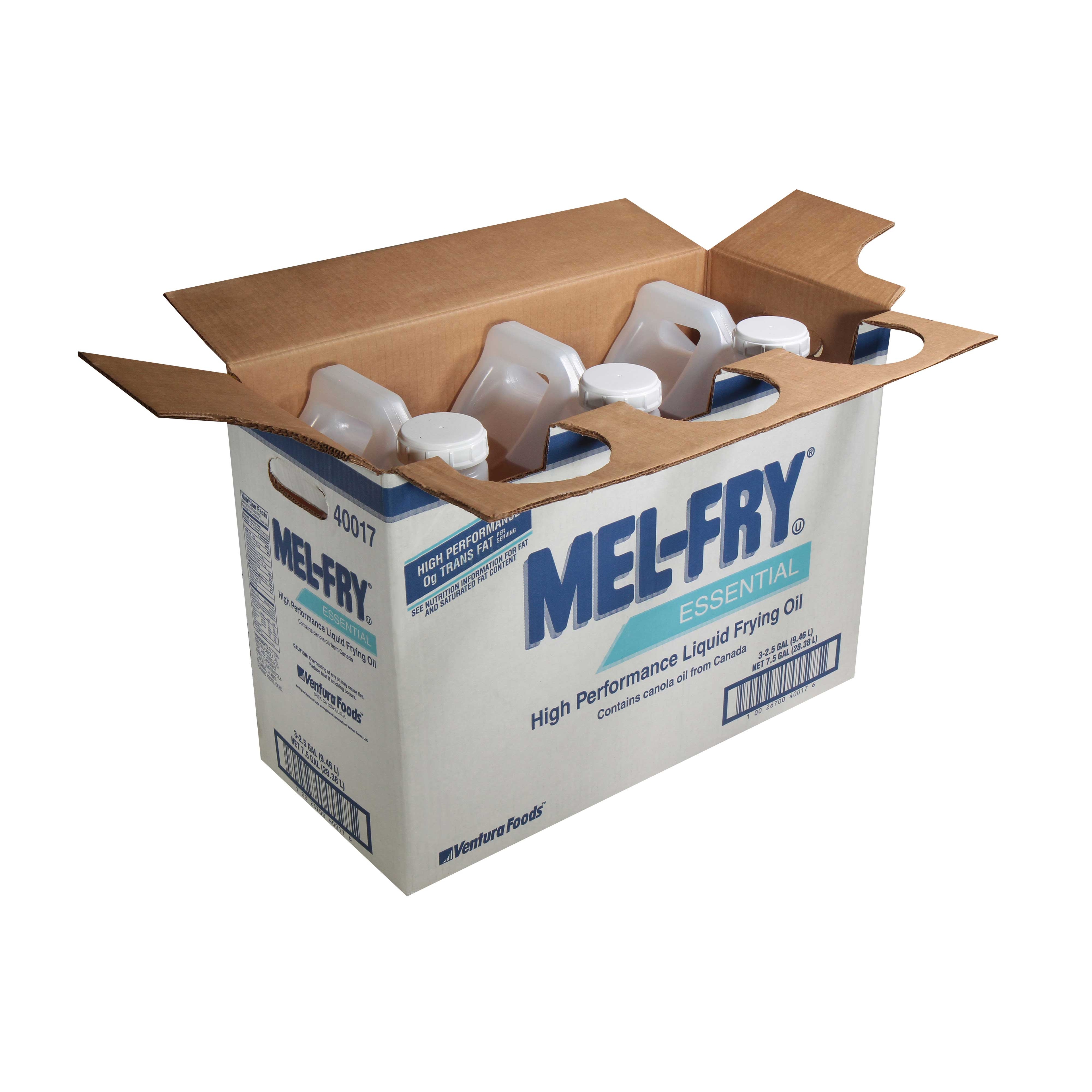 Ventura Foods Mel-Fry Soy Free Clear Liquid Shortening Oil, 10 Quart -- 3 bottles per case.