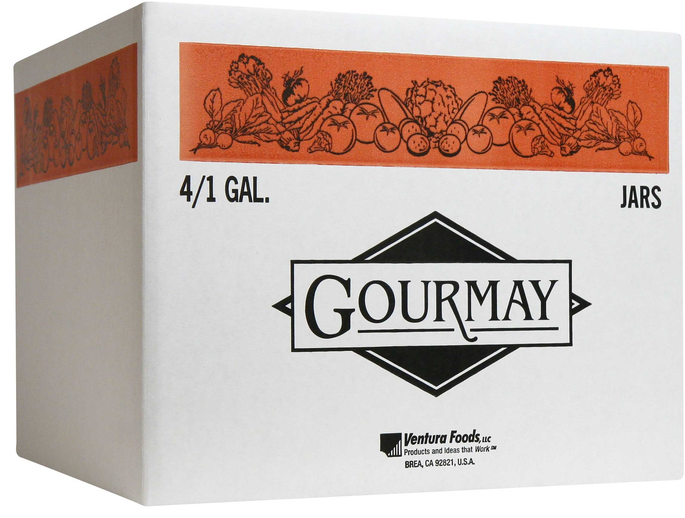 Gourmay Golden No Trans Fat Italian Dressing, 1 Gallon Jar -- 4 per case