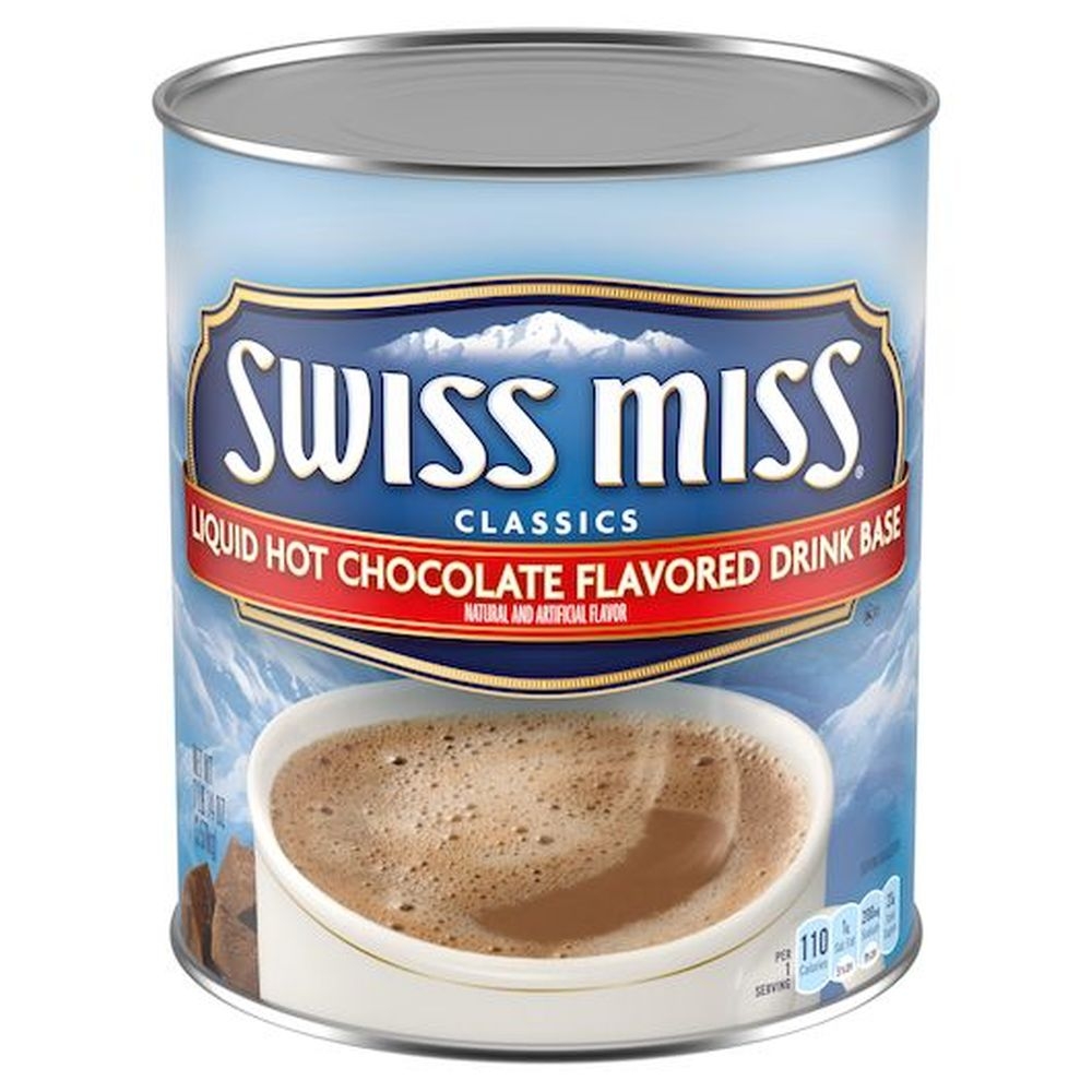 Swiss Miss Classics Liquid Hot Chocolate Flavored Drink Base, 96 Ounce -- 6 per case