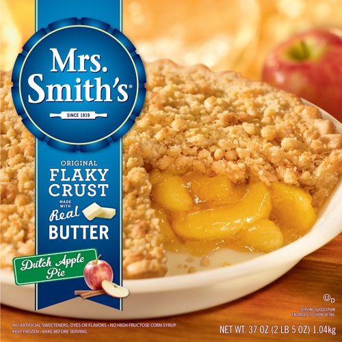 Mrs Smiths Flaky Crust Dutch Apple Original Pie, 37 Ounce -- 6 per case.