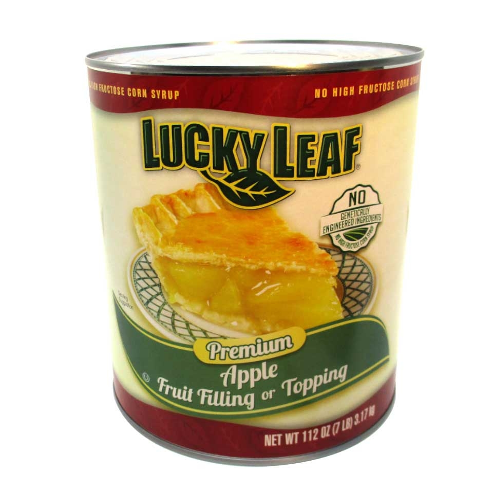 Lucky Leaf Premium Clean Label Apple Fruit Filling Or Topping, 112 Ounce -- 3 per case.