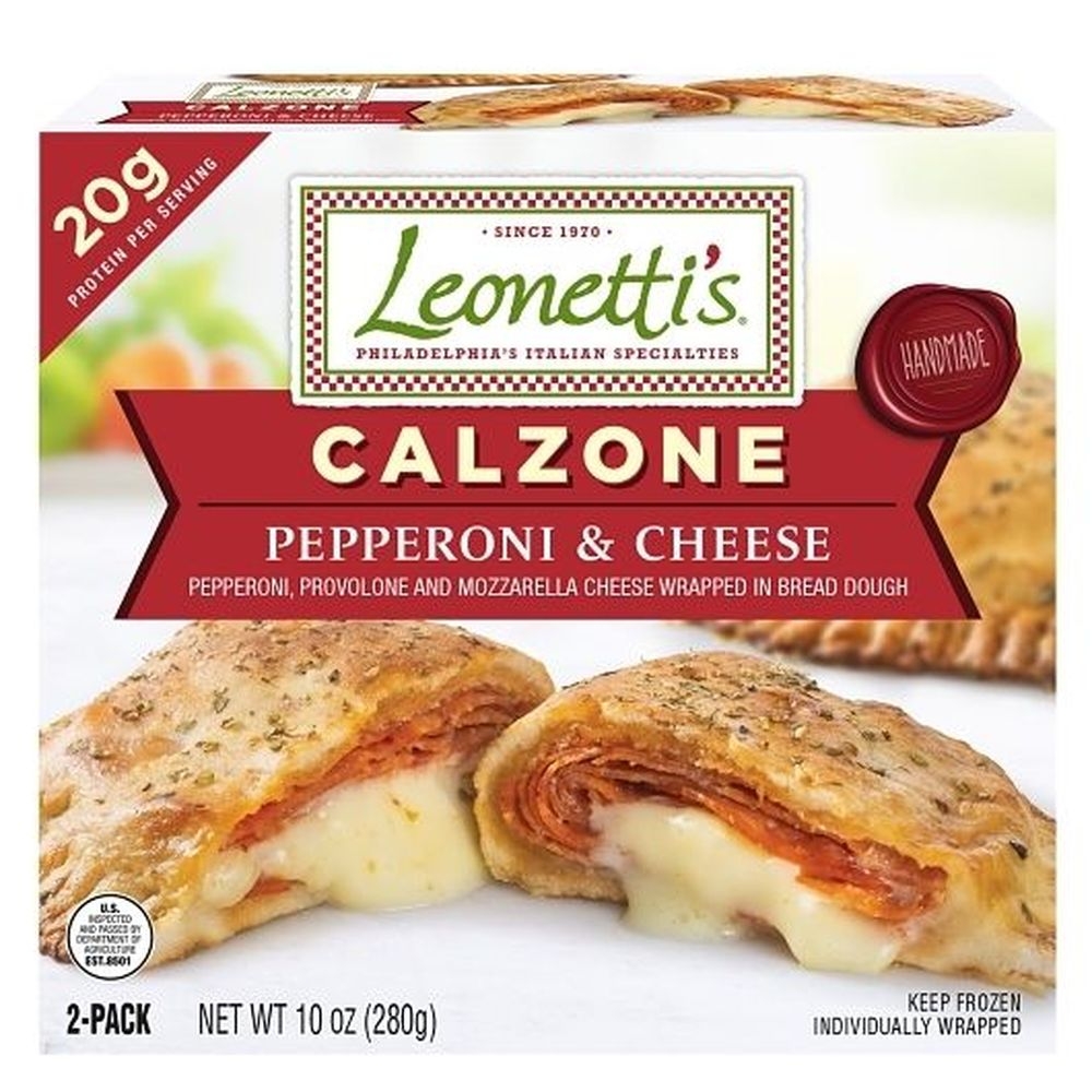 Leonettis Pepperoni and Cheese Calzone, 10 Ounce -- 6 per case