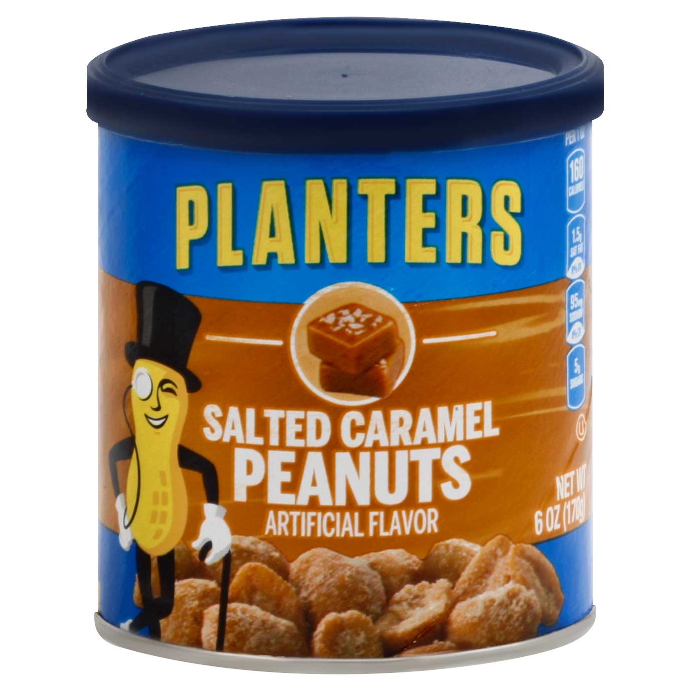 Planters Salted Caramel Peanuts, 6 Ounce -- 8 per case.