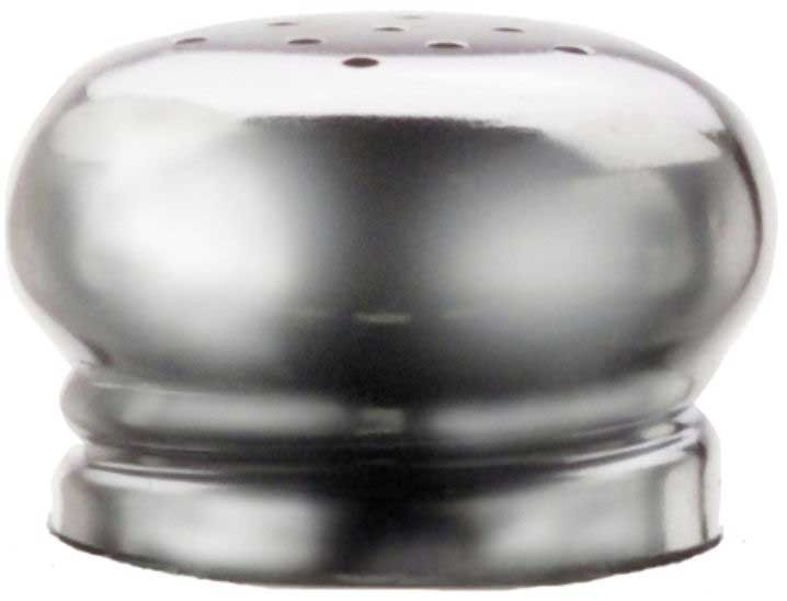 Vollrath Stainless Steel Replacement Top for 202-12 Salt and Pepper Shaker -- 12 per case