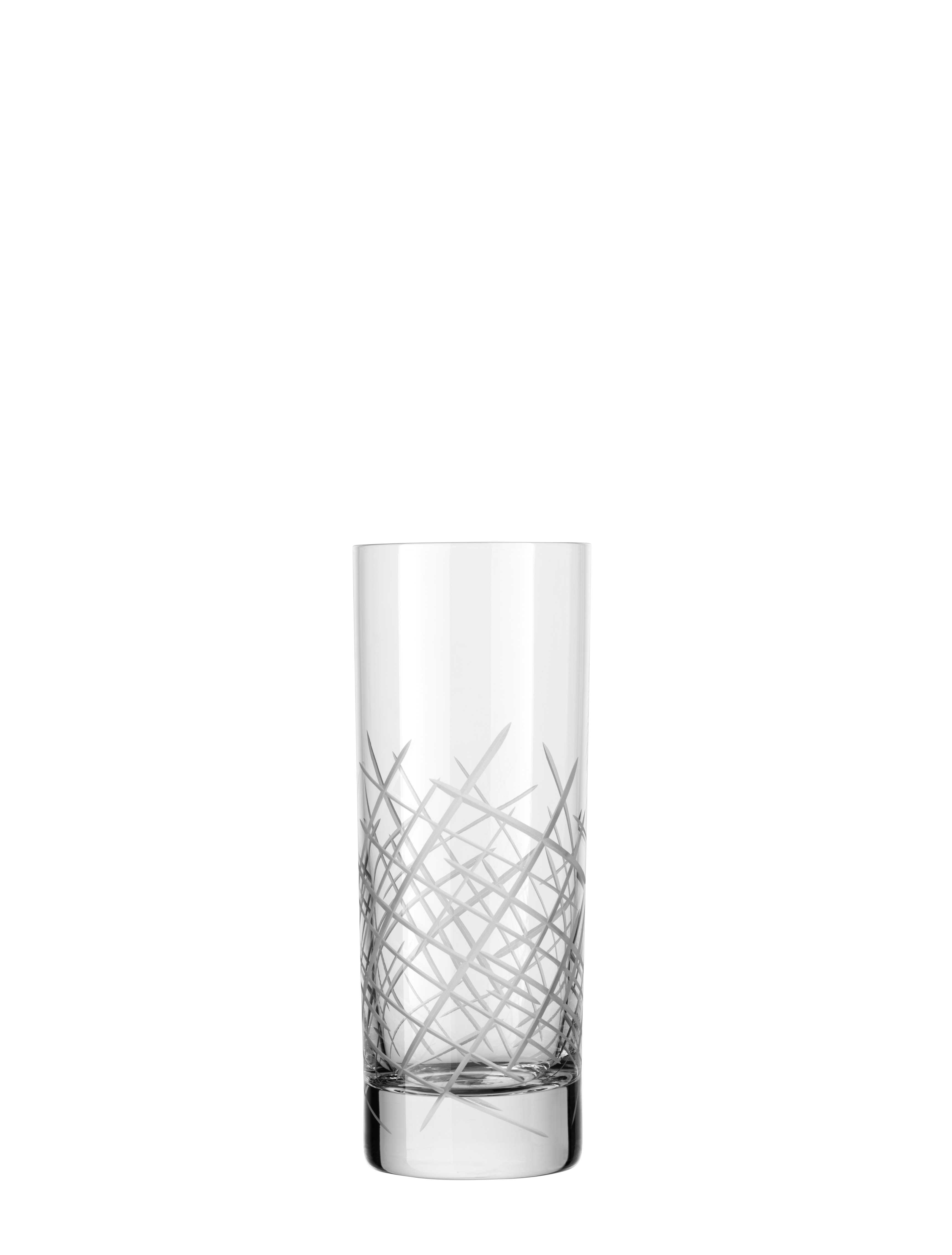 Libbey Master Reserve Modernist Crosshatch Highball Beverage Glass, 12 Ounce -- 24 per case.
