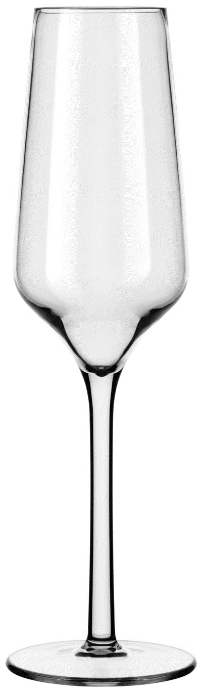 Libbey 92451 Infinium Prism Plastic Flute Glass, 8.5 Ounce -- 12 per case