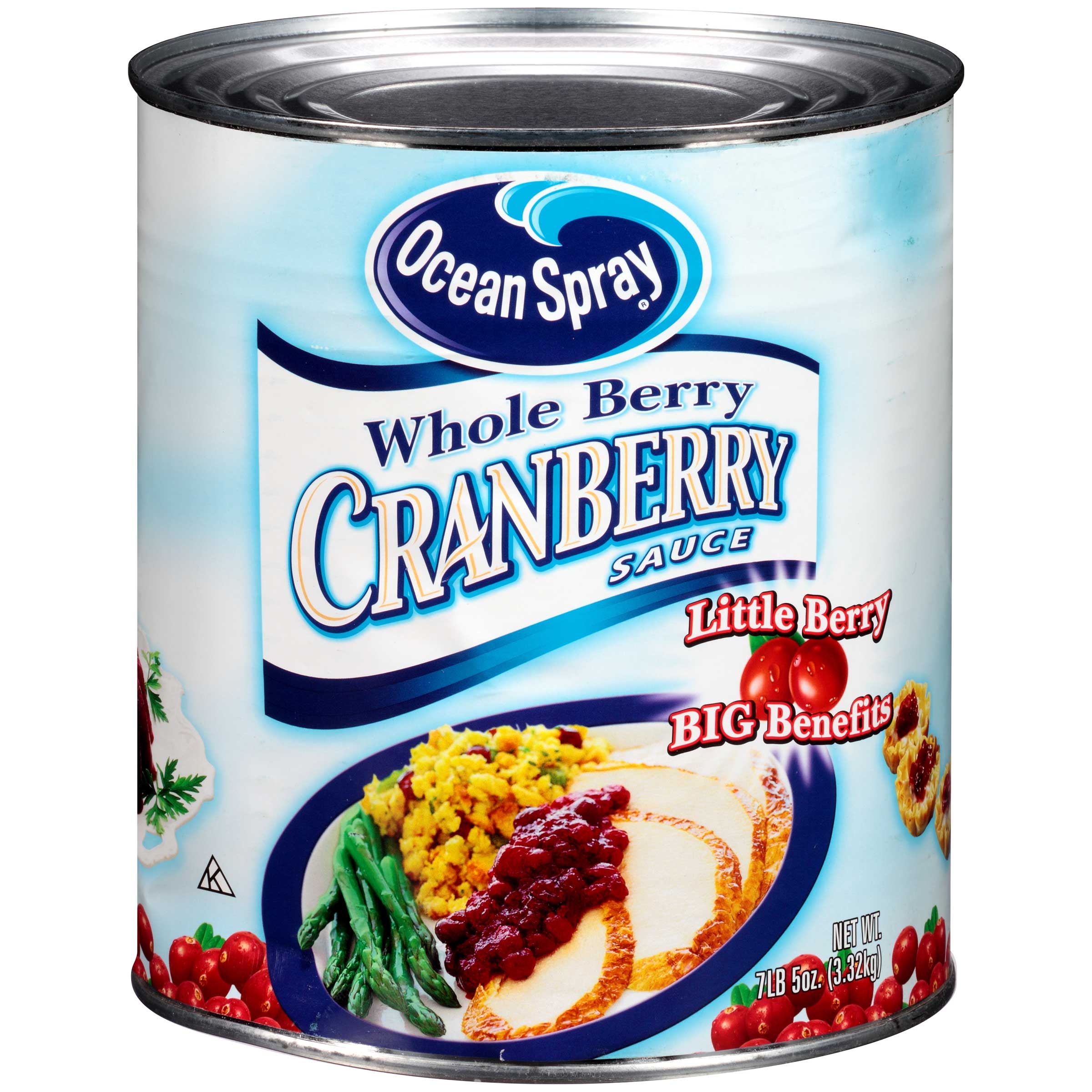 Ocean Spray Cranberry Whole Sauce, 117 Ounce -- 6 per case