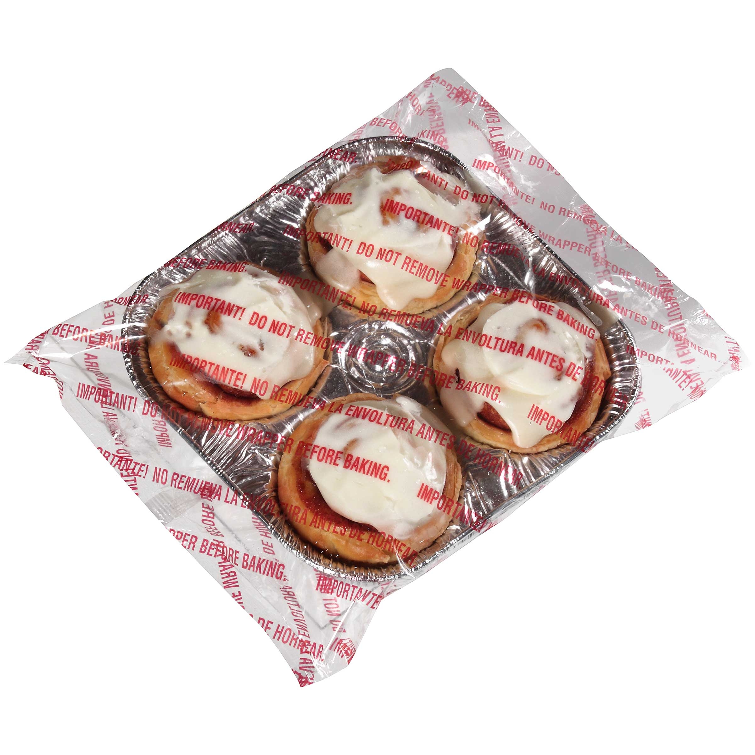 Sara Lee Oven Fresh Par-Baked Plus Cream Cheese Cinnamon Roll, 4.75 Ounce -- 24 per case.