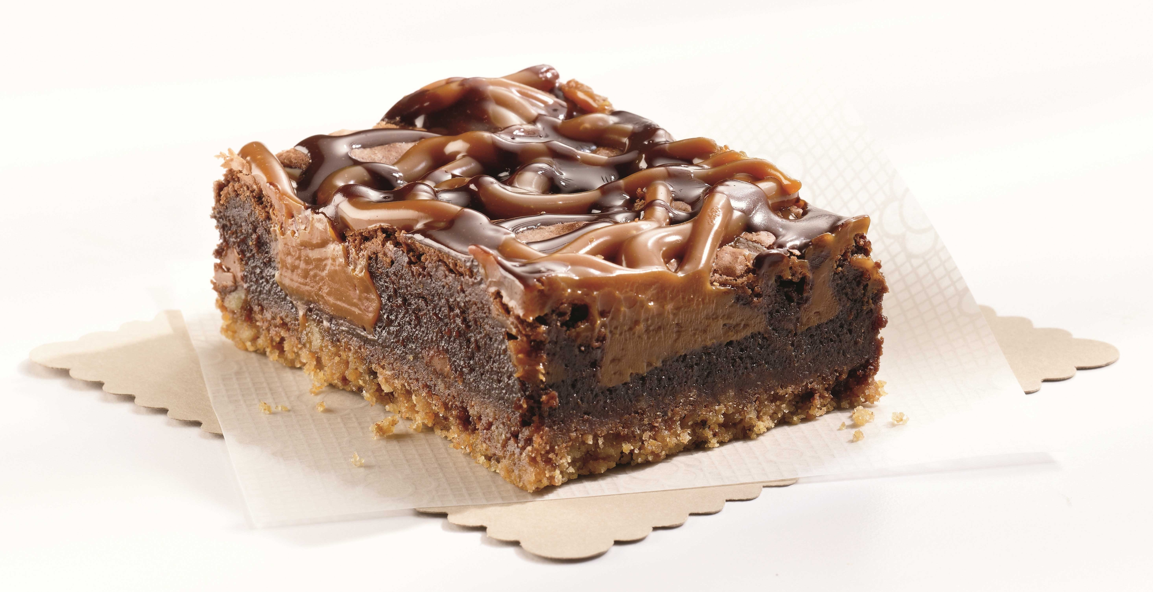 Bistro Collection Salted Caramel Brownie with Pretzel, 54 Ounce -- 4 per case.