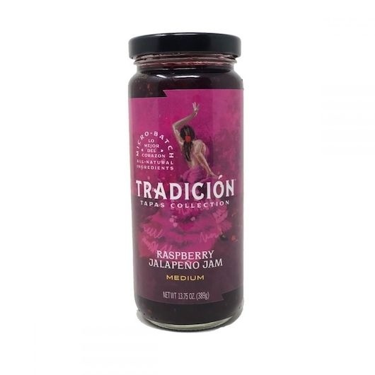 Spicin Foods Tradicion Medium Raspberry Jalapeno Jam, 82.5 Ounce -- 6 per case