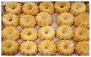 Muffin Town Mini Angel Food Cake, 1.25 Ounce -- 80 per case